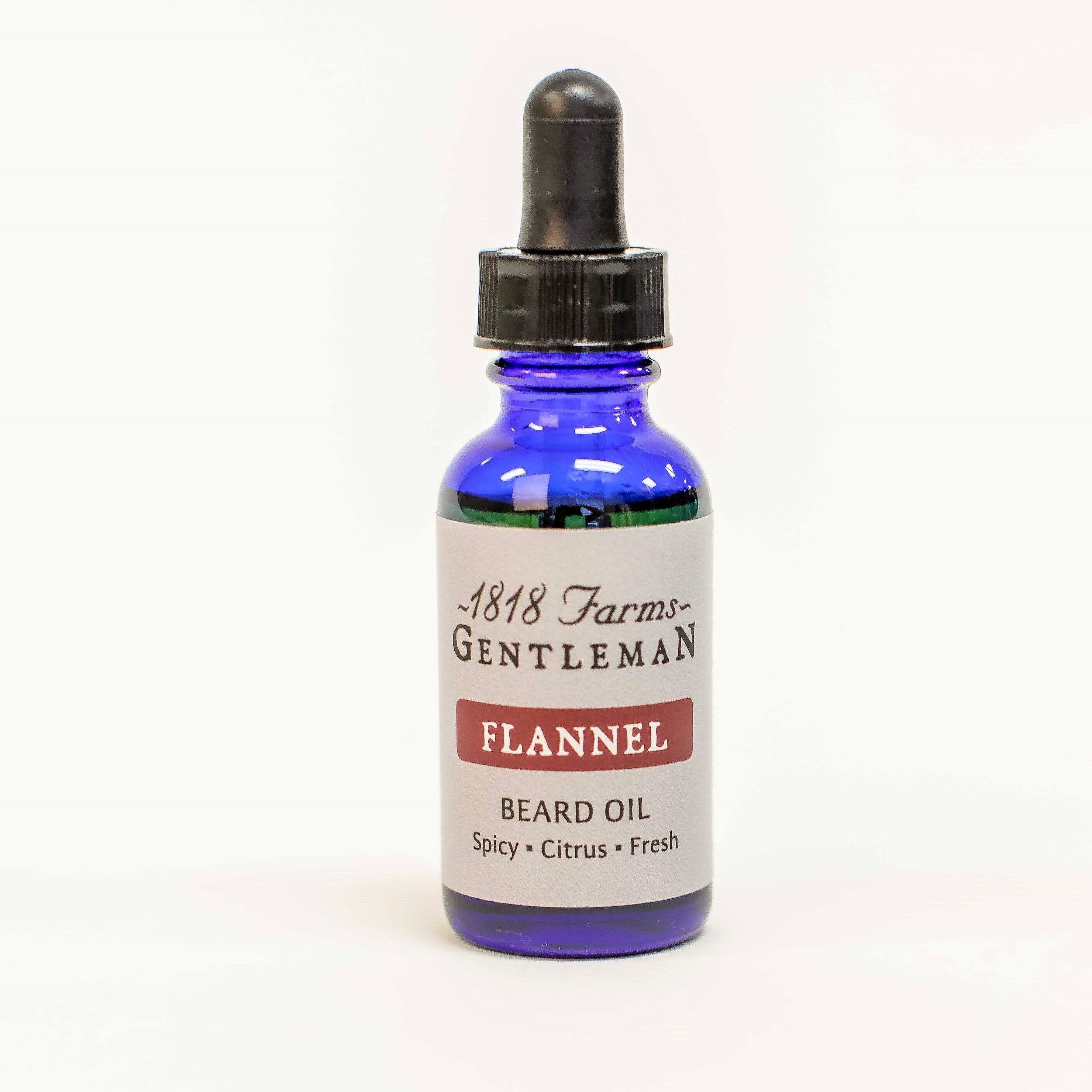 Premium Beard Oil for Men - Natural Conditioning & Softening - Flannel Scented - Grooming & Styling for Daily Use & Special Occasions
