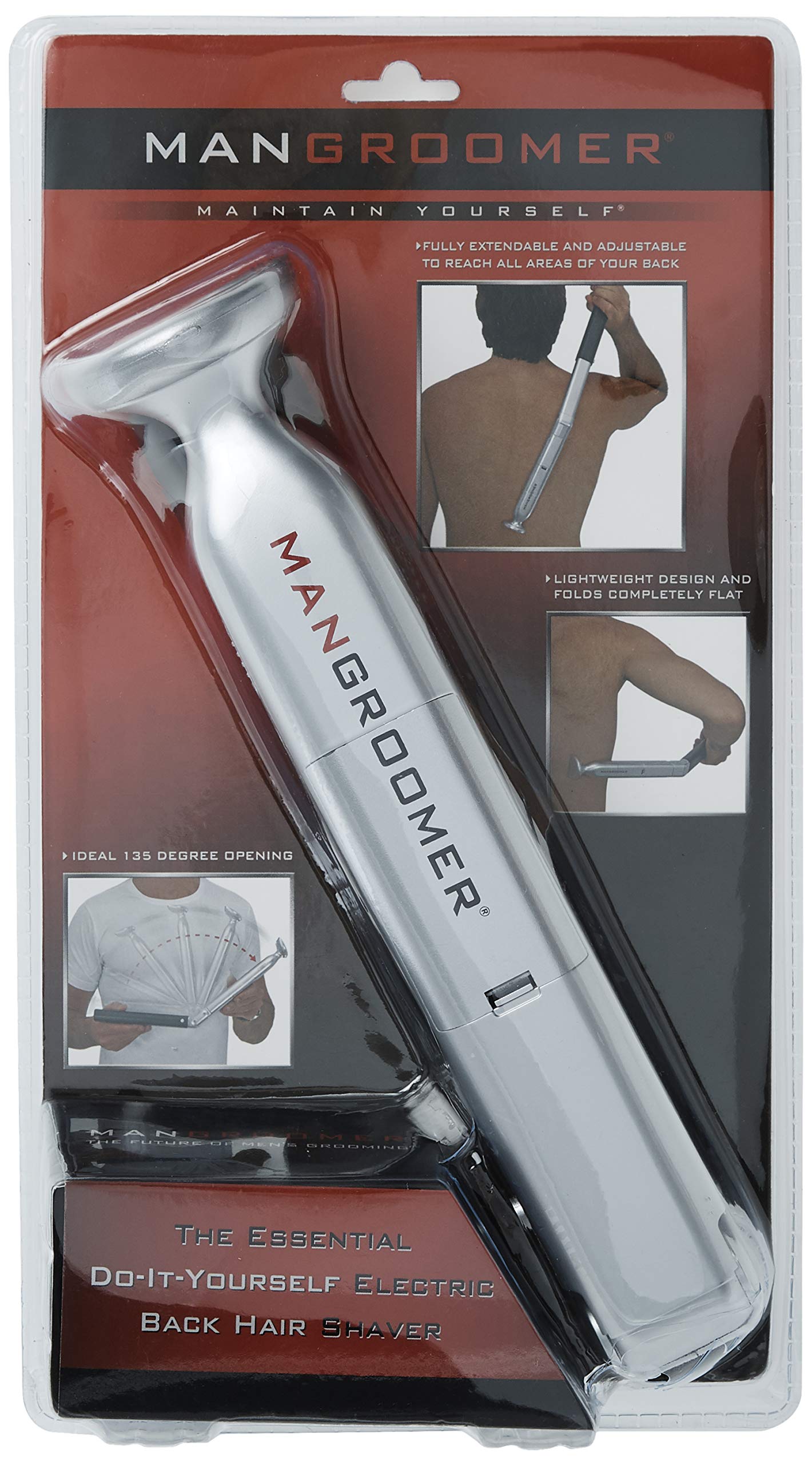 **MANGROOMER Body Groomer Bundle – Essential Back Hair Shaver & Professional Body & Ball Trimmer for Men – $10 Value Pack – Perfect for Travel, Gym & Home Grooming**