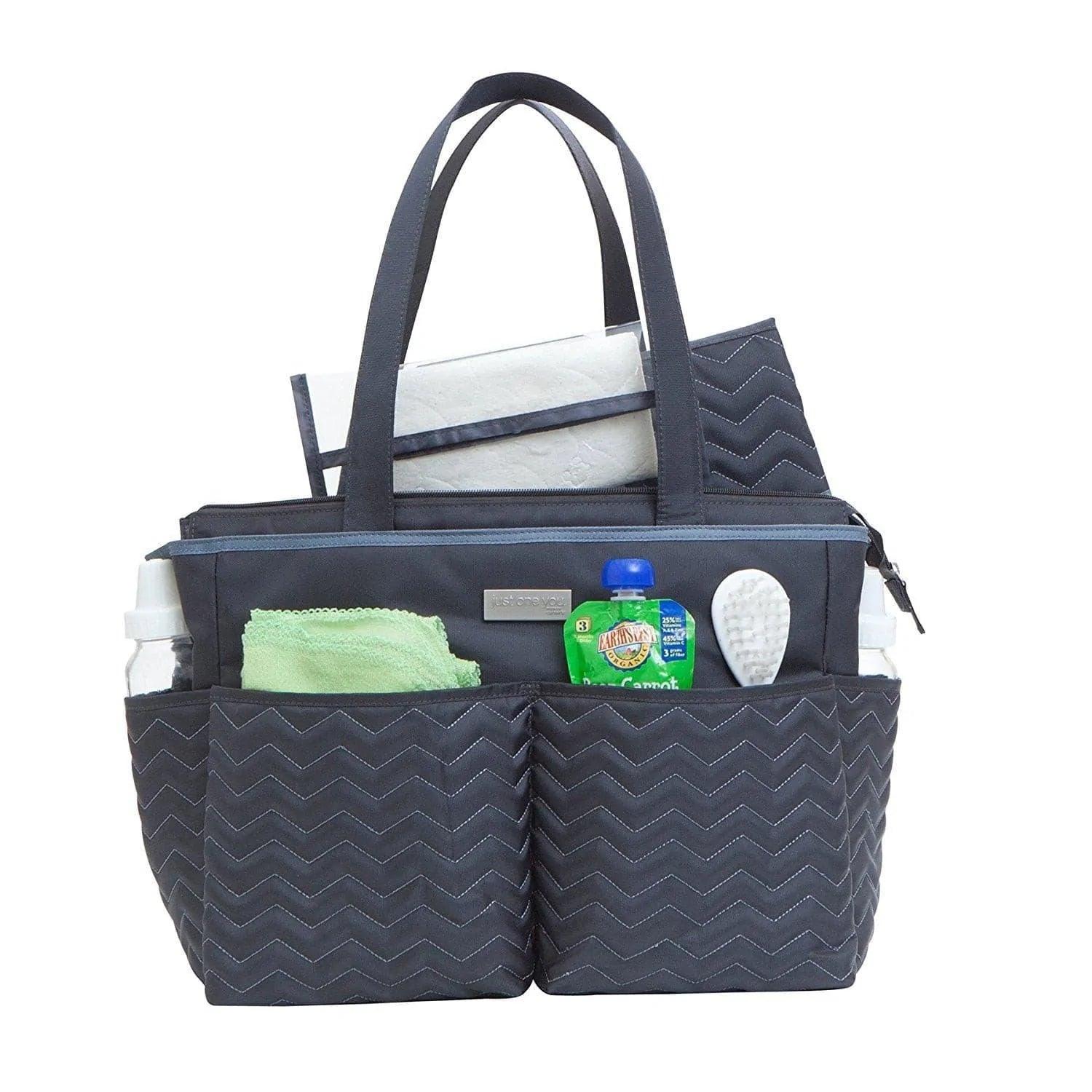 Carter's Large Tote Diaper Bag for Baby Essentials - Spacious & Stylish Baby Shower Gift for Moms - Perfect for Travel, Daycare & Outings