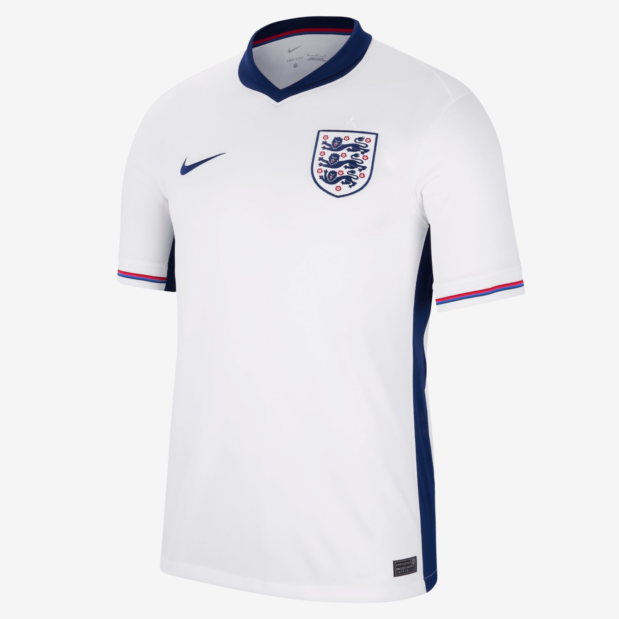 Nike England Men's Team 2024/25 Stadium Home Soccer Jersey - Authentic Football Shirt for Fans & Players - Perfect for Matchdays, Training & Casual Wear