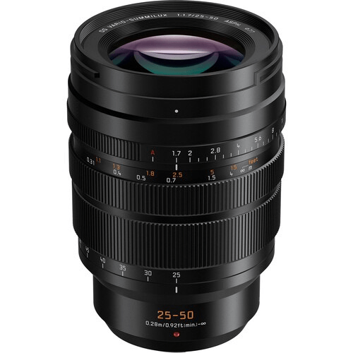 Panasonic Leica DG Vario Summilux 25-50mm f/1.7 ASPH. Lens - Professional Fast Aperture Zoom Lens for Micro Four Thirds Cameras - Perfect for Portrait, Street & Low Light Photography