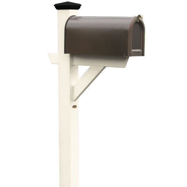 Durable Outdoor Hazleton Mailbox Post - Heavy Duty Steel Mailbox Stand with Anti-Rust Coating for Residential & Commercial Use - Perfect for Driveway, Garden, and Front Yard Installation