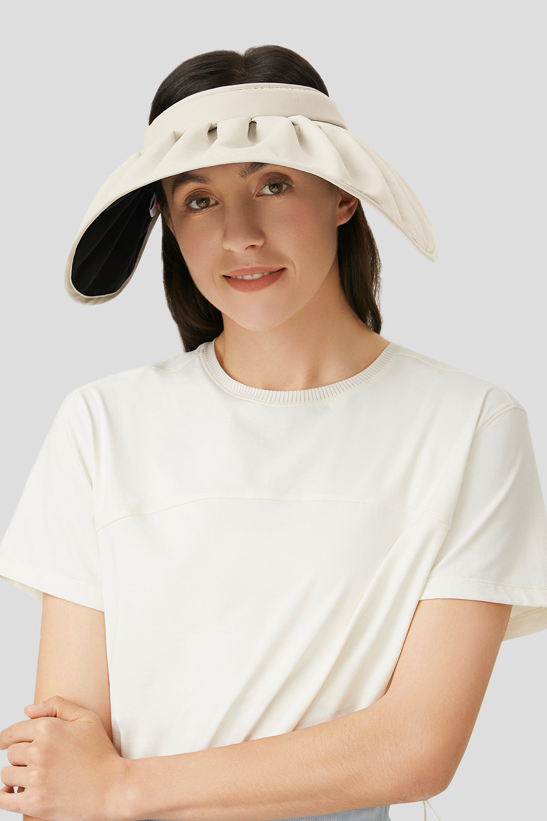 Yuni Women's UPF50+ Sun Hat - Wide Brim Shell Beach Hat for Summer Outdoor Activities, Travel, and Gardening