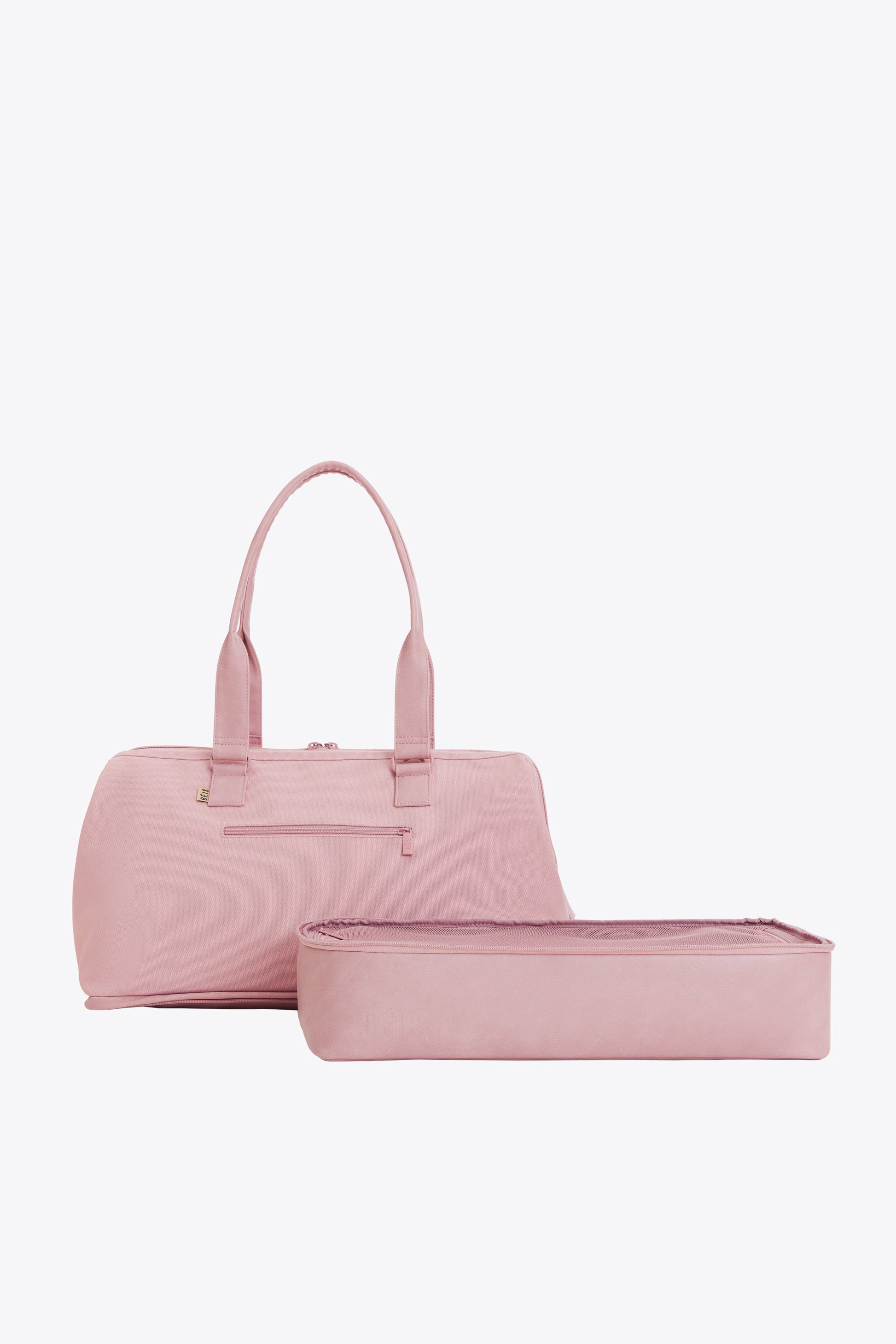 Convertible Weekender Bag in Atlas Pink - Stylish & Spacious Travel Tote for Women, Perfect for Weekend Getaways, Gym, Work & Overnight Trips