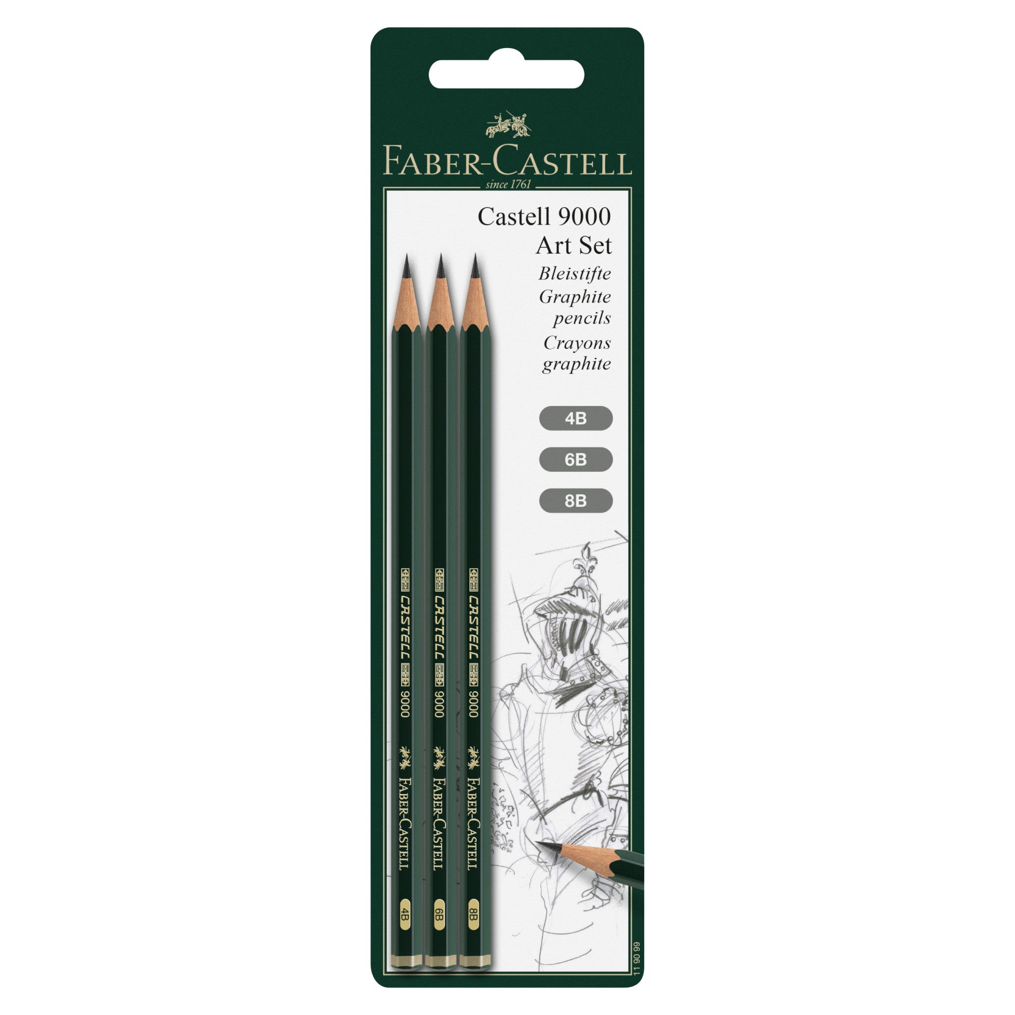 Castell 9000 Graphite Pencils - Premium Artist Drawing Set (12-Pack) for Sketching, Shading & Professional Artwork | Perfect for Beginners & Artists