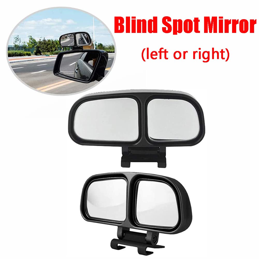 Universal Car Blind Spot Mirror - Wide Angle Adjustable HD Rearview Mirror for Safer Driving (Left/Right) | Perfect for Highway Merging & Parking Assistance