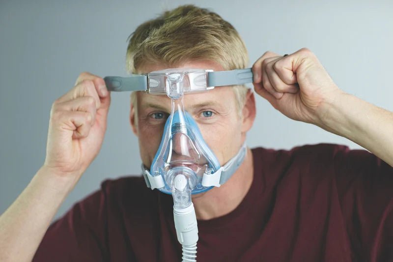 Premium Full Face Sleep Therapy Mask with Headgear Starter Kit – Comfortable CPAP Mask for Sleep Apnea Relief – Ideal for Travel, Home Use & Better Sleep