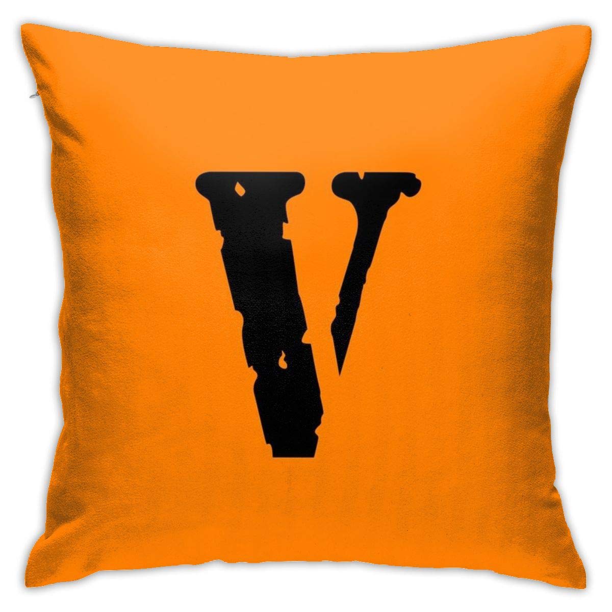 Vlone Logo Pillow Covers - Soft Floor Pillows, Couch Cushion Covers & Car Seat Pillow Cases - Home Decor & Interior Accessories for Living Room, Bedroom & Vehicle Comfort
