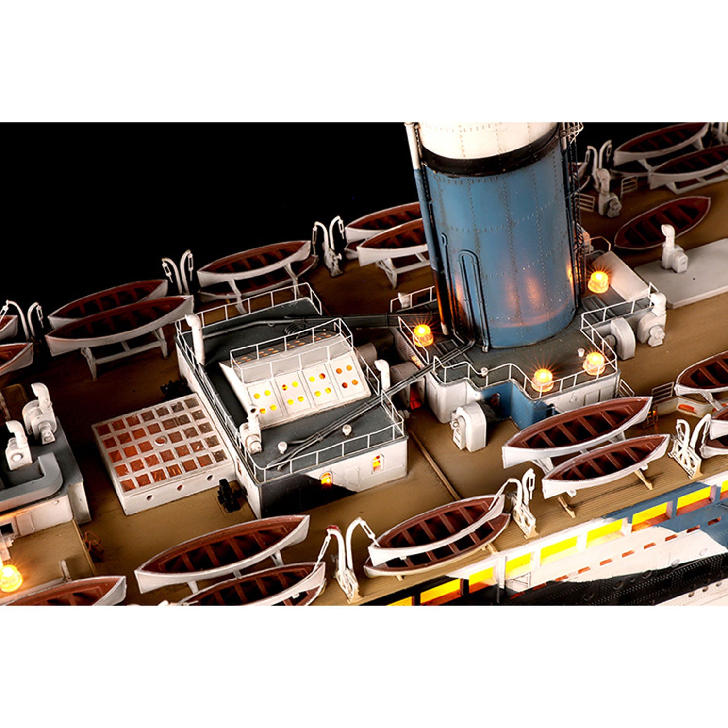Trumpeter 1/200 Scale Olympic & Britannic Ship Model Lighting Kit - Highly Detailed Parts for Trumpeter 03720 & 03721 - Perfect for Model Ship Building, Collectors, and Historical Displays