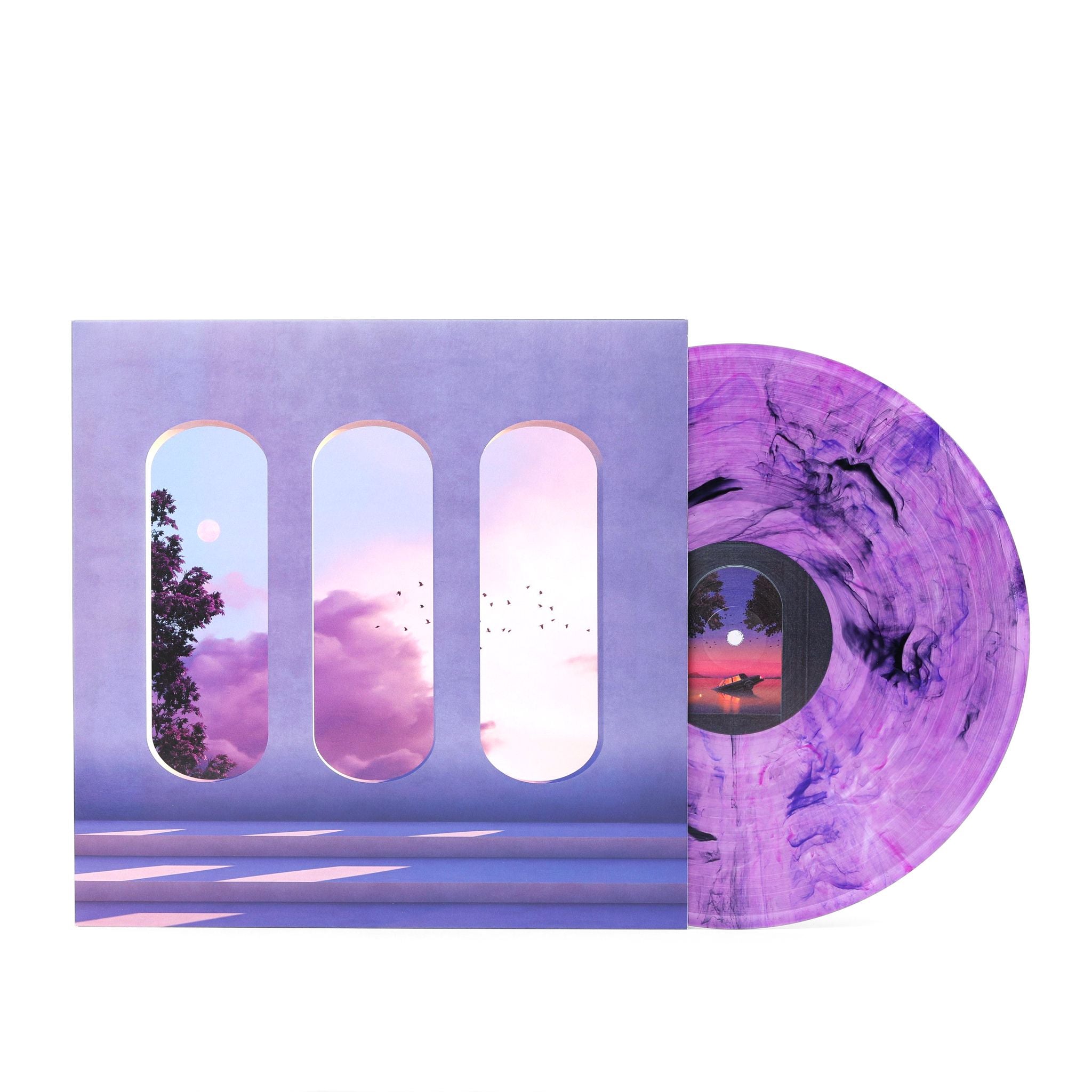 VIP // Translucent purple vinyl with black and violet marbling