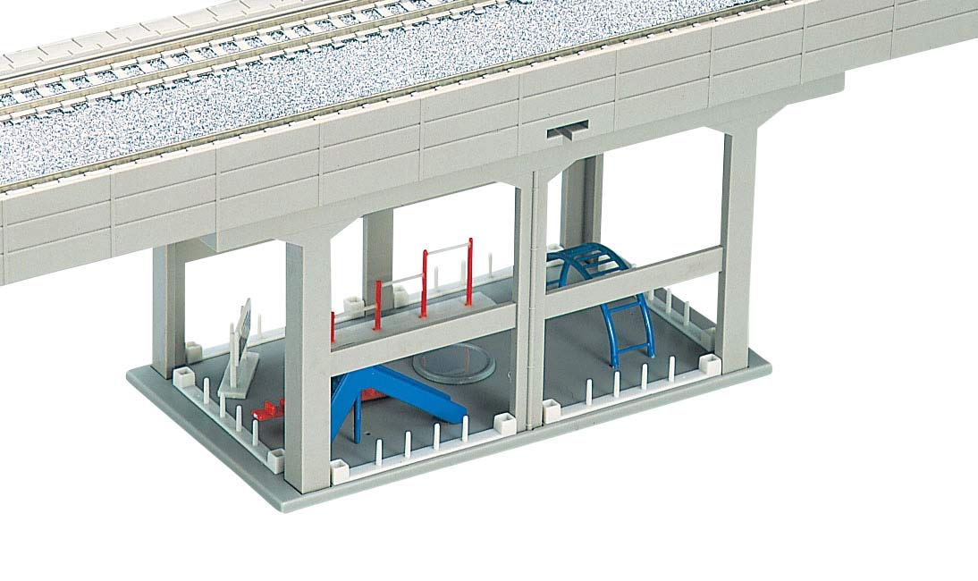 TOMIX 4105 N Scale Model Train Playground Under Overhead Railway - Perfect for Model Railroad Scenery, Dioramas & Train Layout Displays