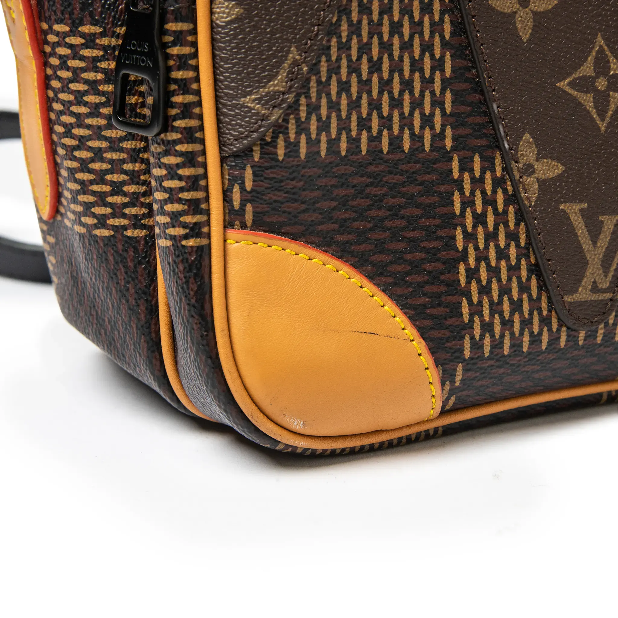 Authentic Pre-Owned Louis Vuitton x Nigo Damier Ebene Giant Brown Nil Messenger Bag - Luxury Crossbody for Men, Perfect for Travel & Daily Use