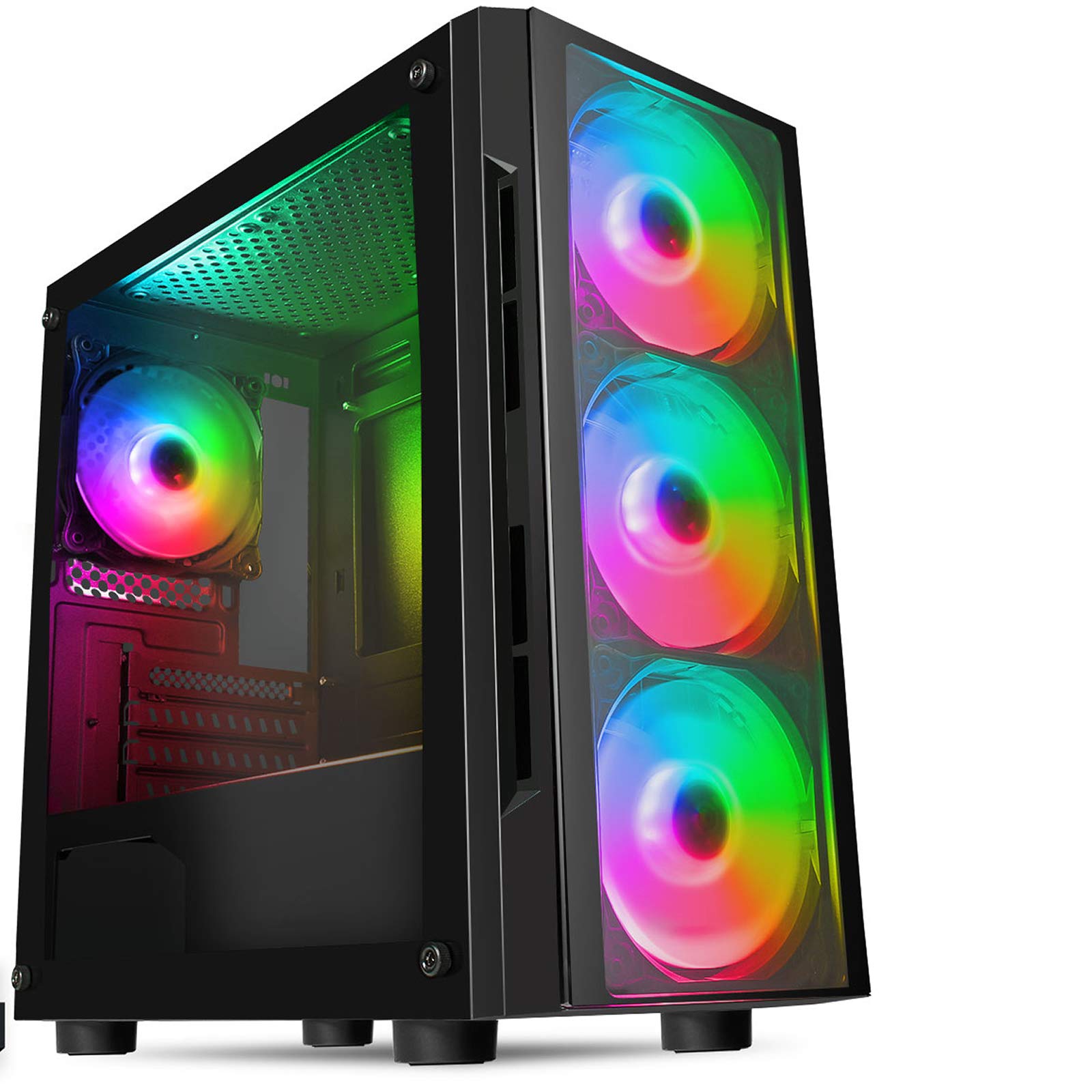 OCHW Dragon Ultra Fast Gaming & Home Office Desktop PC - AMD 3000G Dual Core, Radeon Vega 3 Graphics, 8GB DDR4 RAM, 1TB HDD, WiFi, Windows 10 Pro | Perfect for Gaming, Work & Family Entertainment