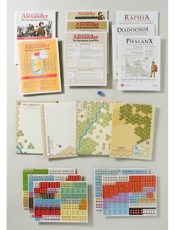 GMT Games Great Battles of Alexander - Expanded Deluxe Edition | Historical Board Game Strategy | Perfect for War Game Enthusiasts & History Buffs