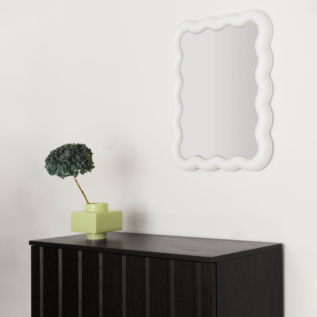 Simon Legal Illu Mirror by Normann Copenhagen - Modern Scandinavian Wall Mirror for Living Room, Bedroom & Entryway Decor