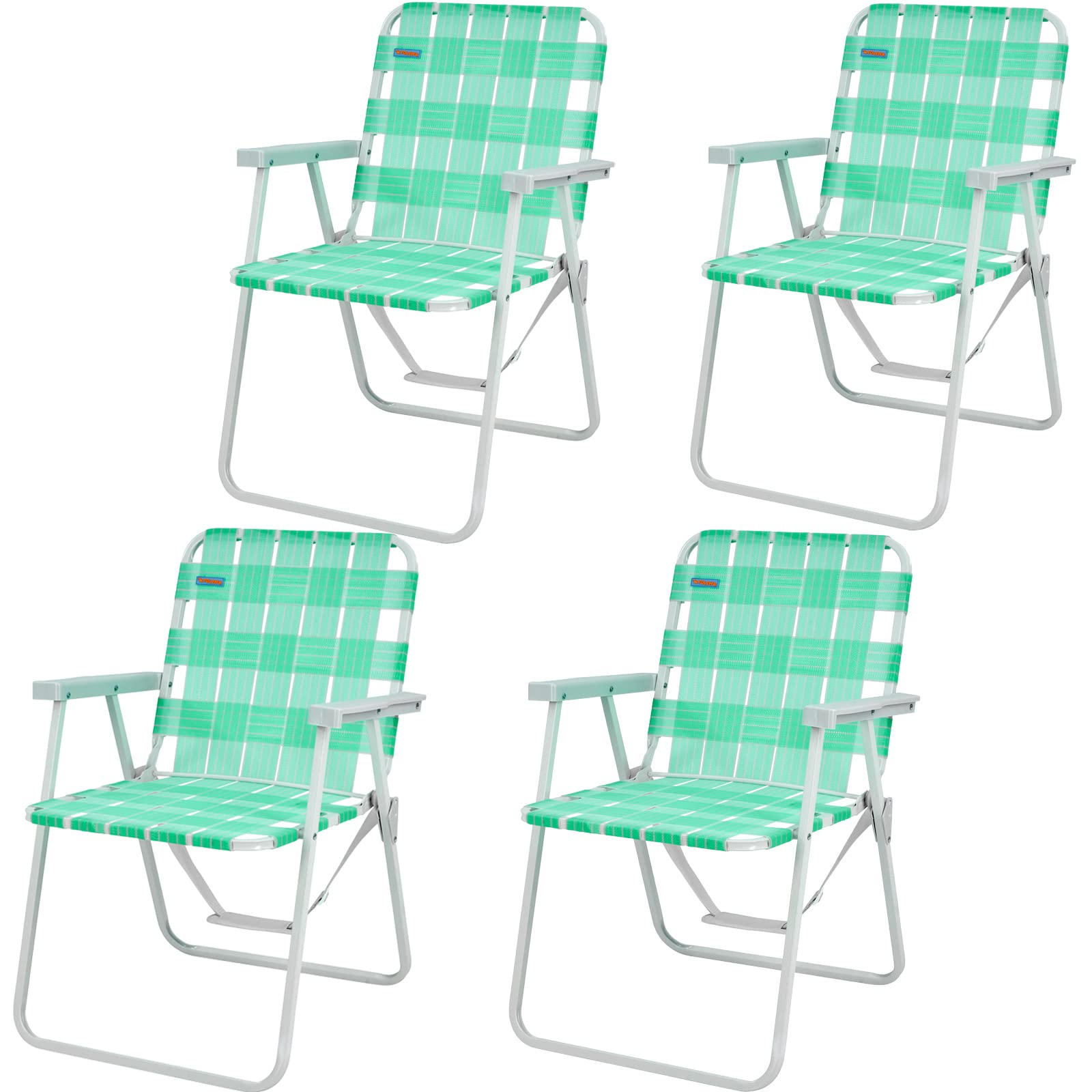 WEJOY Lightweight Folding Beach Chair with Backpack Strap - Portable High Back Camping Chair for Adults, Outdoor Lawn Chair for Beach, Garden, Concert & Travel | Perfect for Relaxing at the Shore, Backyard BBQs, and Outdoor Events