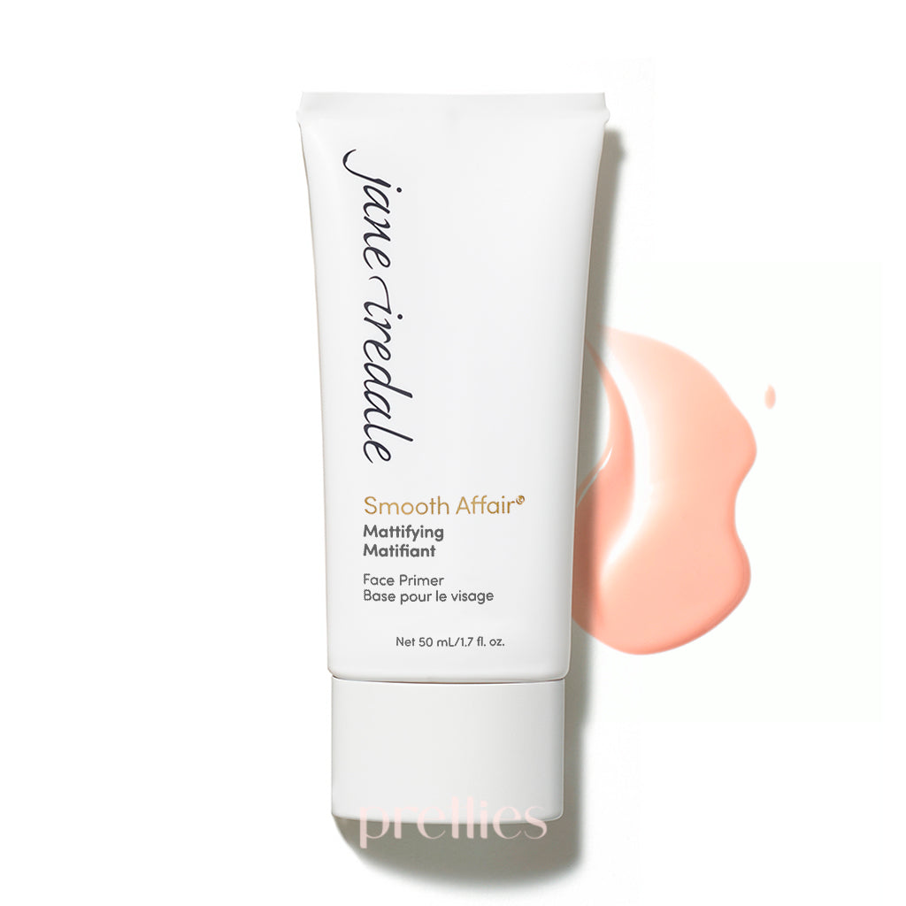 Jane Iredale Smooth Affair Facial Primer - Mattifying Makeup Base for Oily Skin, 50ml | Oil-Control & Pore Minimizing Primer for Flawless Makeup Application | Perfect for Daily Use & Special Occasions