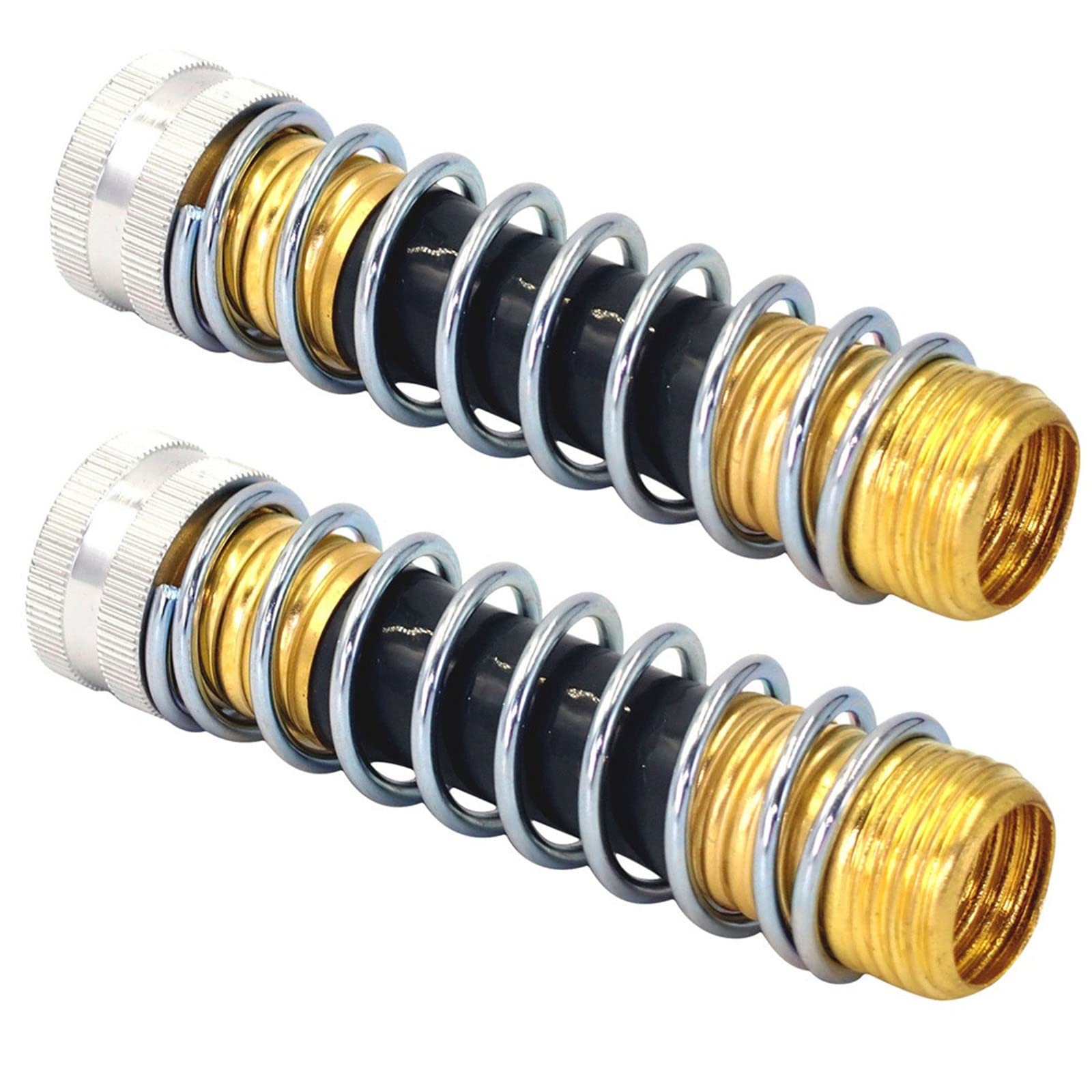 YIISU 2-Pack Garden Hose Connector - 3/4 Inch Kink-Free, Anti-Bending Threaded Water Hose Adapter for Outdoor Gardening, Lawn Care & Car Washing