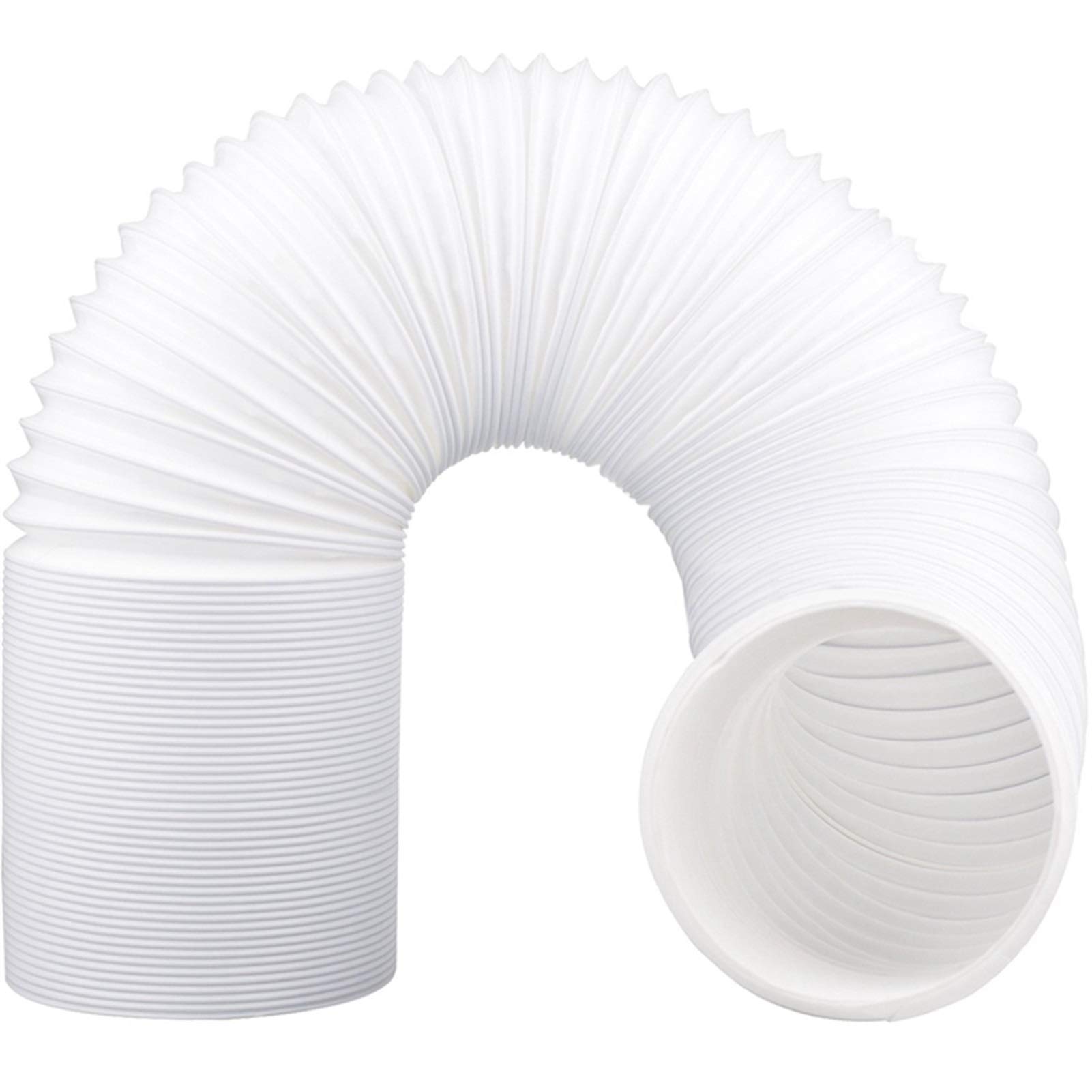 SXCLS 15cm Flexible Air Conditioner Exhaust Hose - Portable AC Vent Duct Pipe for Home, Office & RV - White (Ideal for Cooling, Ventilation & Airflow Management)