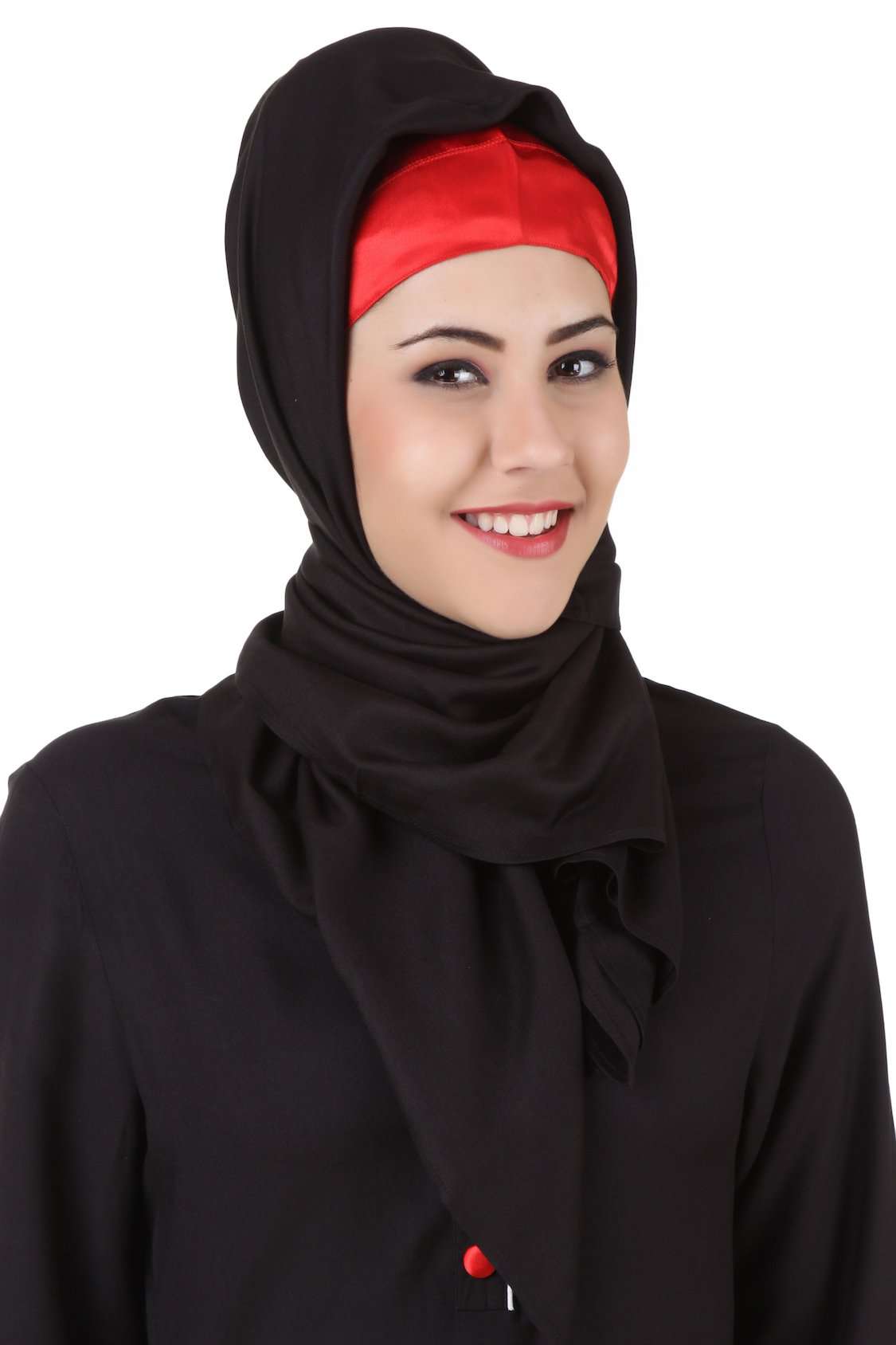 Batrisyia Black Rayon Hijab - Soft & Lightweight Muslim Headscarf for Women - Perfect for Daily Wear, Prayer, and Special Occasions