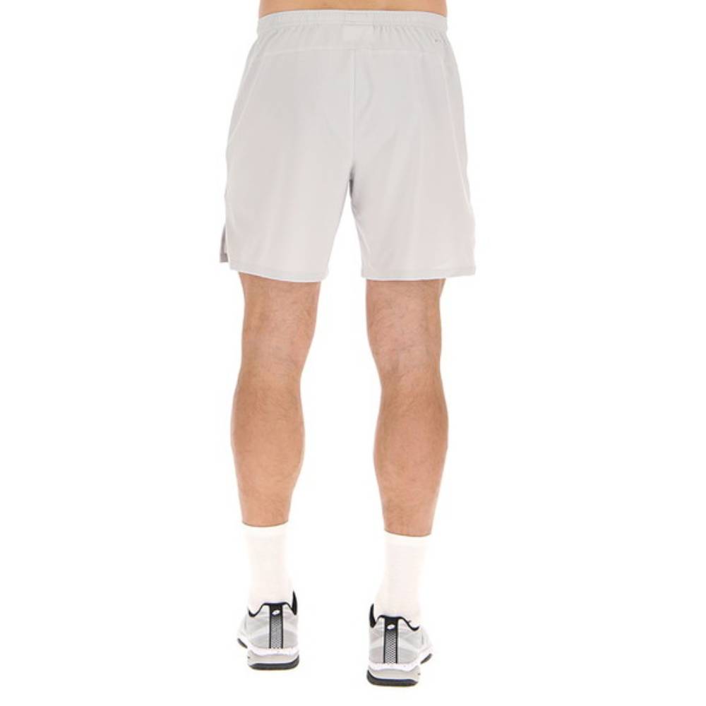Lotto Men's Top II 7-Inch Running Shorts (Grey) - Lightweight Athletic Shorts for Gym, Jogging & Casual Wear