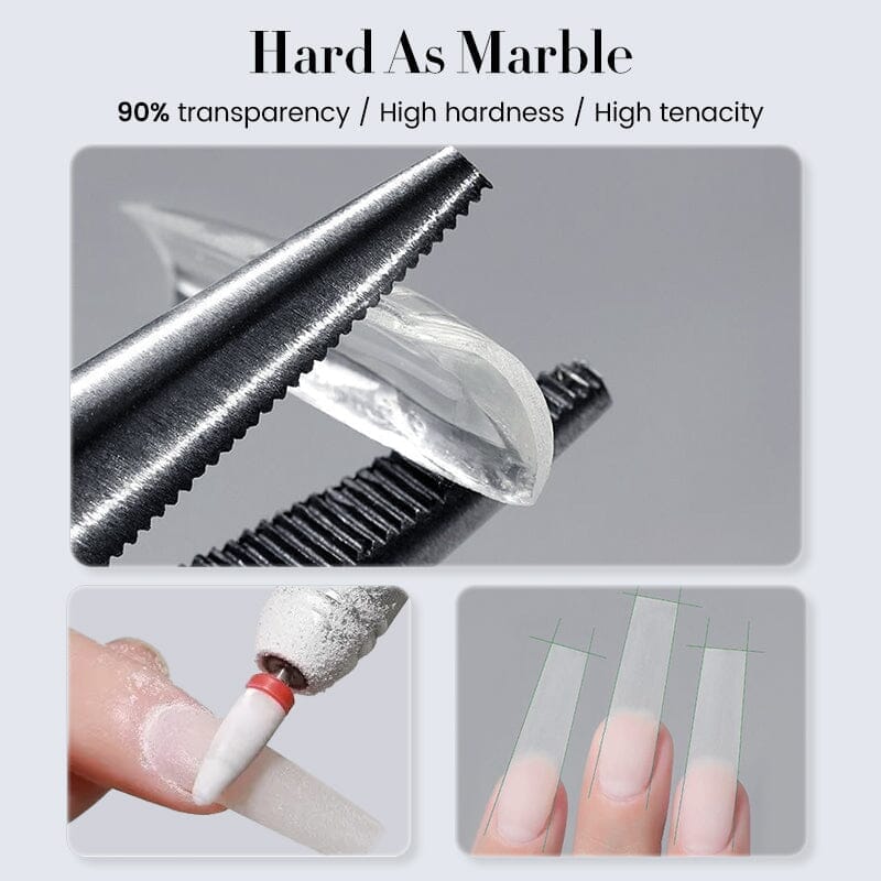 Super Crystal Extension Gel 30g - Professional Nail Extension Kit for Strong & Natural-Looking Nails - Perfect for Salon, Home Manicure & Special Occasions