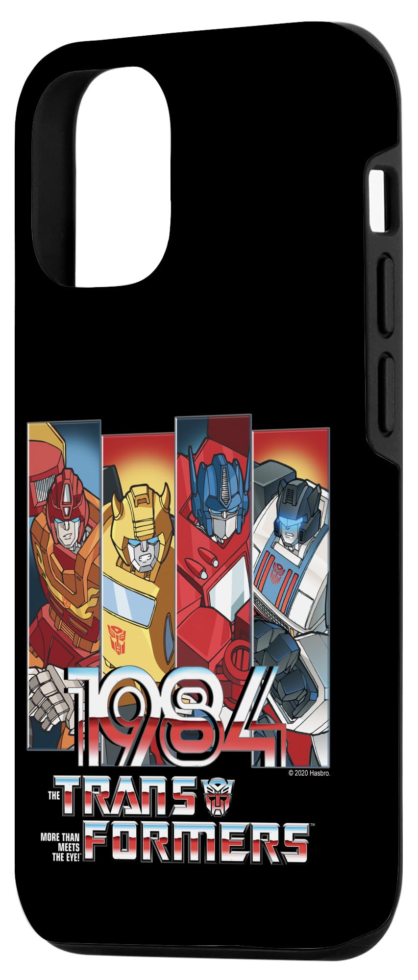iPhone 12/12 Pro Transformers 1984 Panels Case - Retro Cartoon Design Protective Phone Cover for Fans | Perfect for Movie Nights, Collectors & 80s Nostalgia