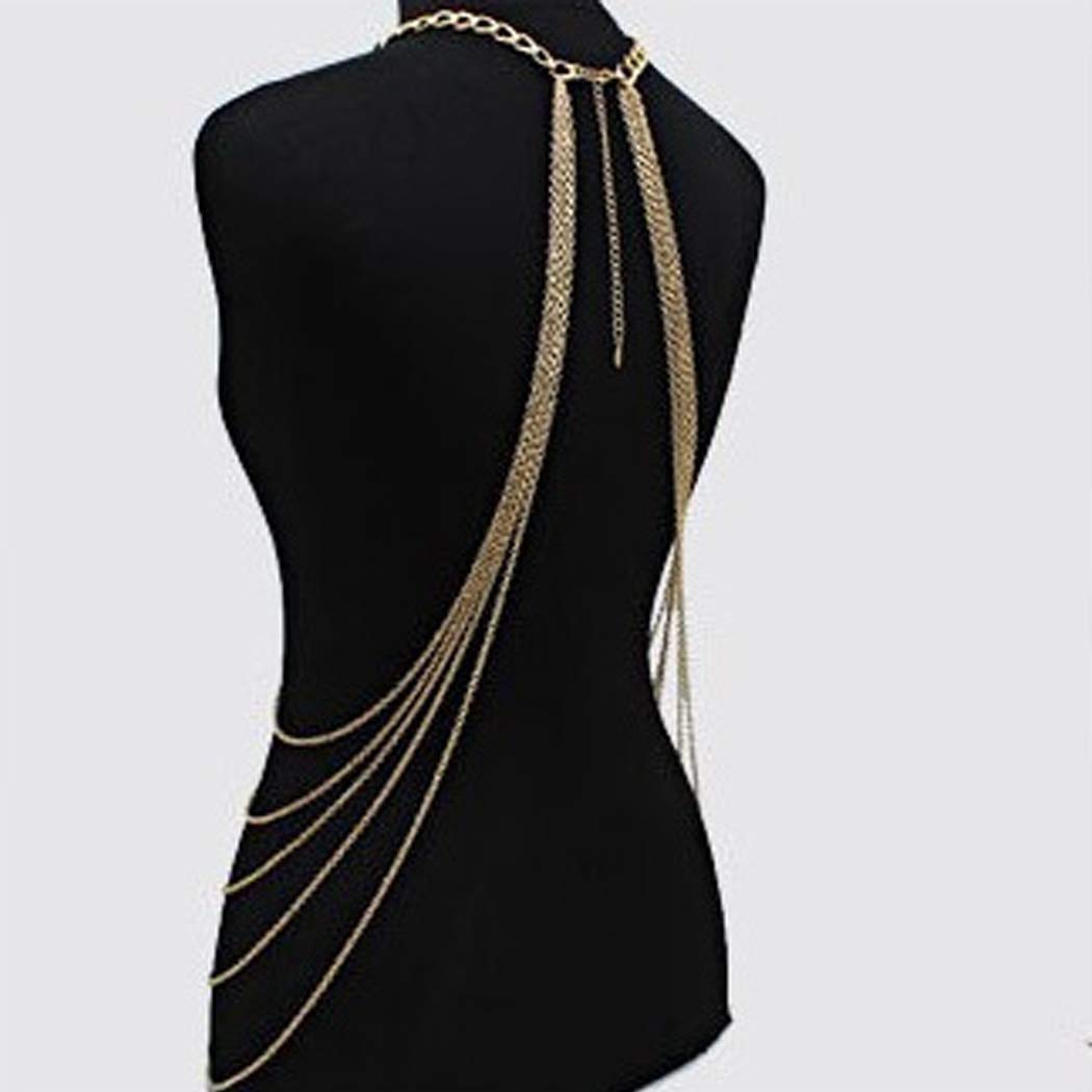Sexy Gold Belly Chain Waist Jewelry - Layered Bikini Body Chain for Women & Girls | Perfect for Beach Parties, Music Festivals & Night Out Accessories