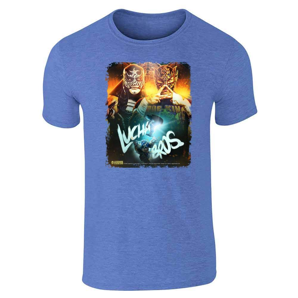 Pop Threads Lucha Bros Penta Zero M & Rey Fenix Lucha Libre Graphic T-Shirt for Men - Wrestling Fan Apparel for Casual Wear & Street Style