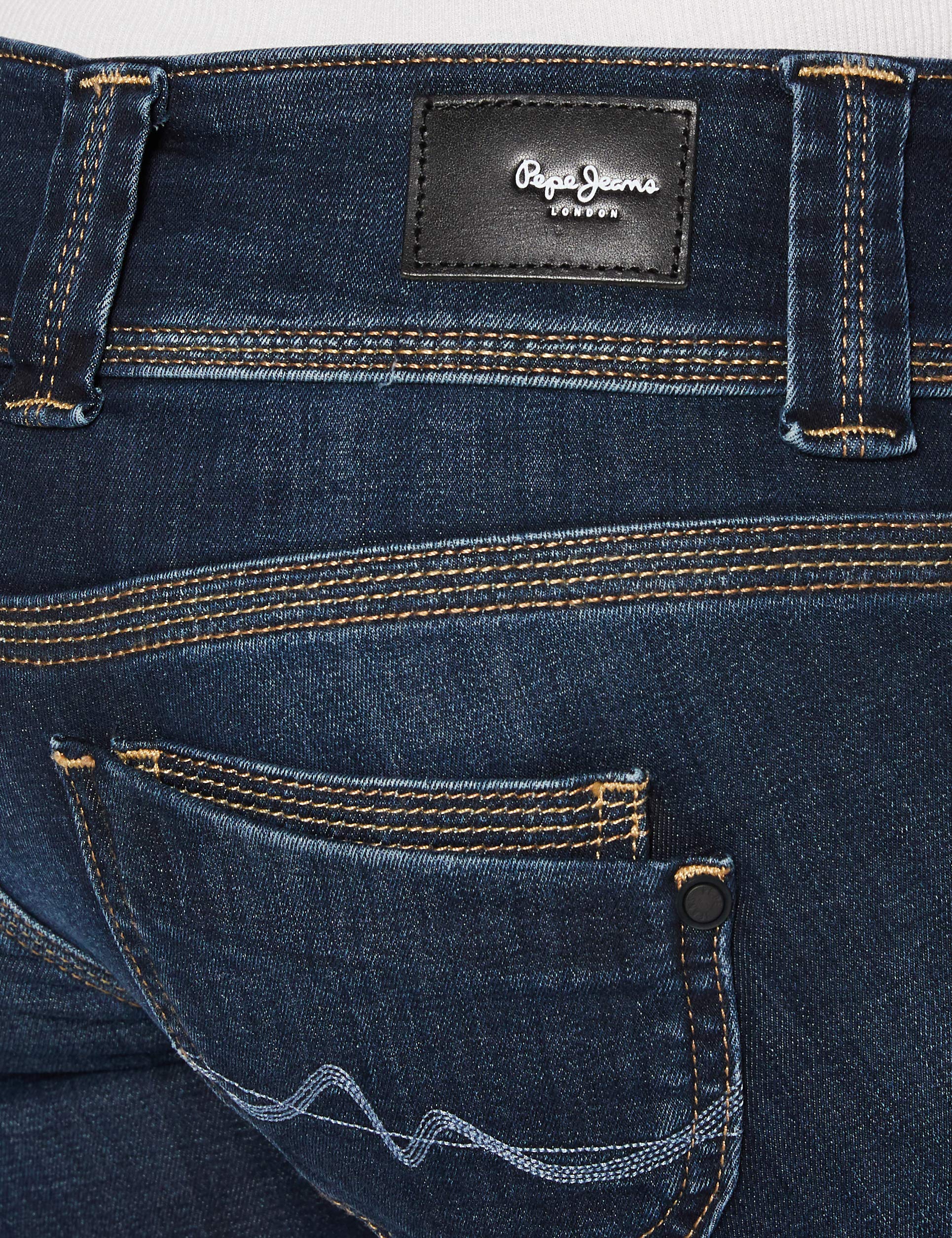 Pepe Jeans Women's Straight Leg Jeans - High Waist Stretch Denim Pants for Casual & Office Wear | Comfortable Everyday Women's Trousers for Work, Shopping & Dating