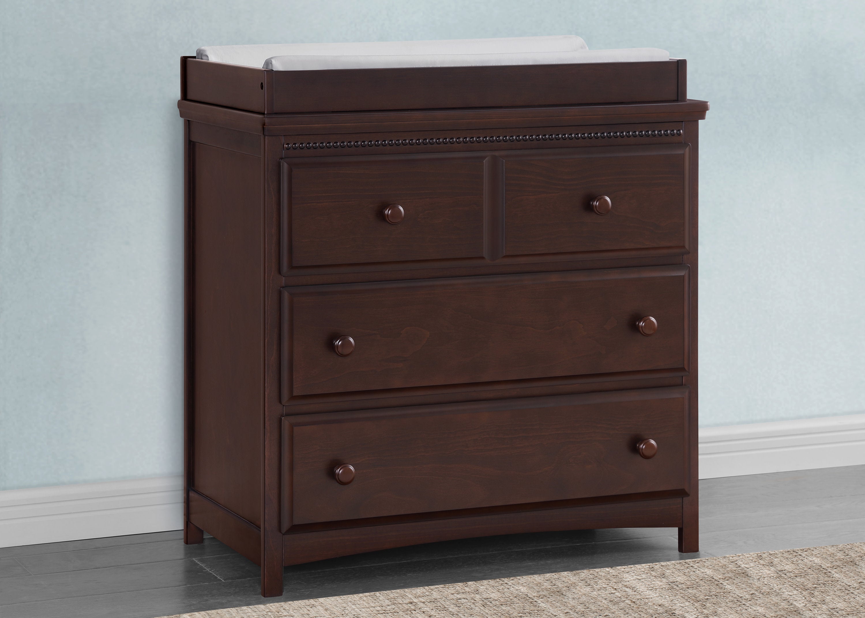 Emerson 3-Drawer Baby Dresser with Changing Top - Nursery Storage Solution for Diapers & Clothes | Perfect for Newborns & Toddlers
