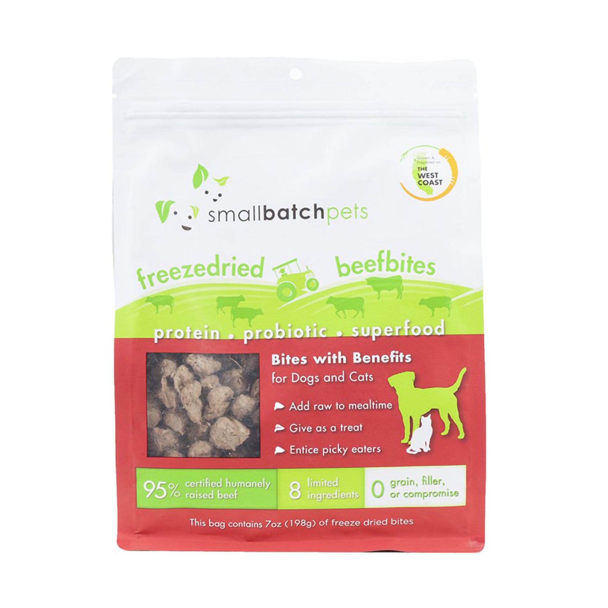 Premium Freeze Dried Beef Dog Food Topper - High Protein Super Booster for Dogs - Perfect for Kibble Mixing, Training Treats & Picky Eaters