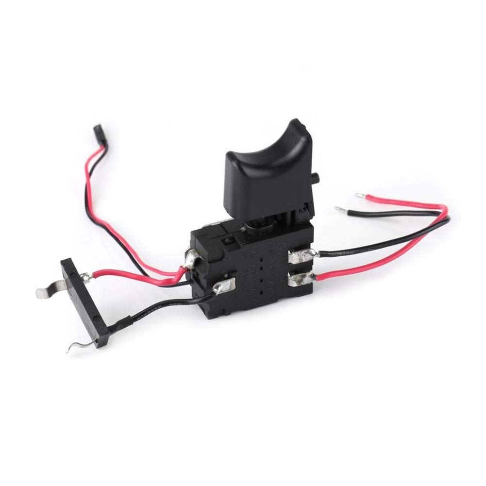 16A Electric Drill Trigger Switch with LED Light - DC 7.2V-24V Power Button for Cordless Tools | Perfect for DIY Projects, Woodworking & Professional Power Tools