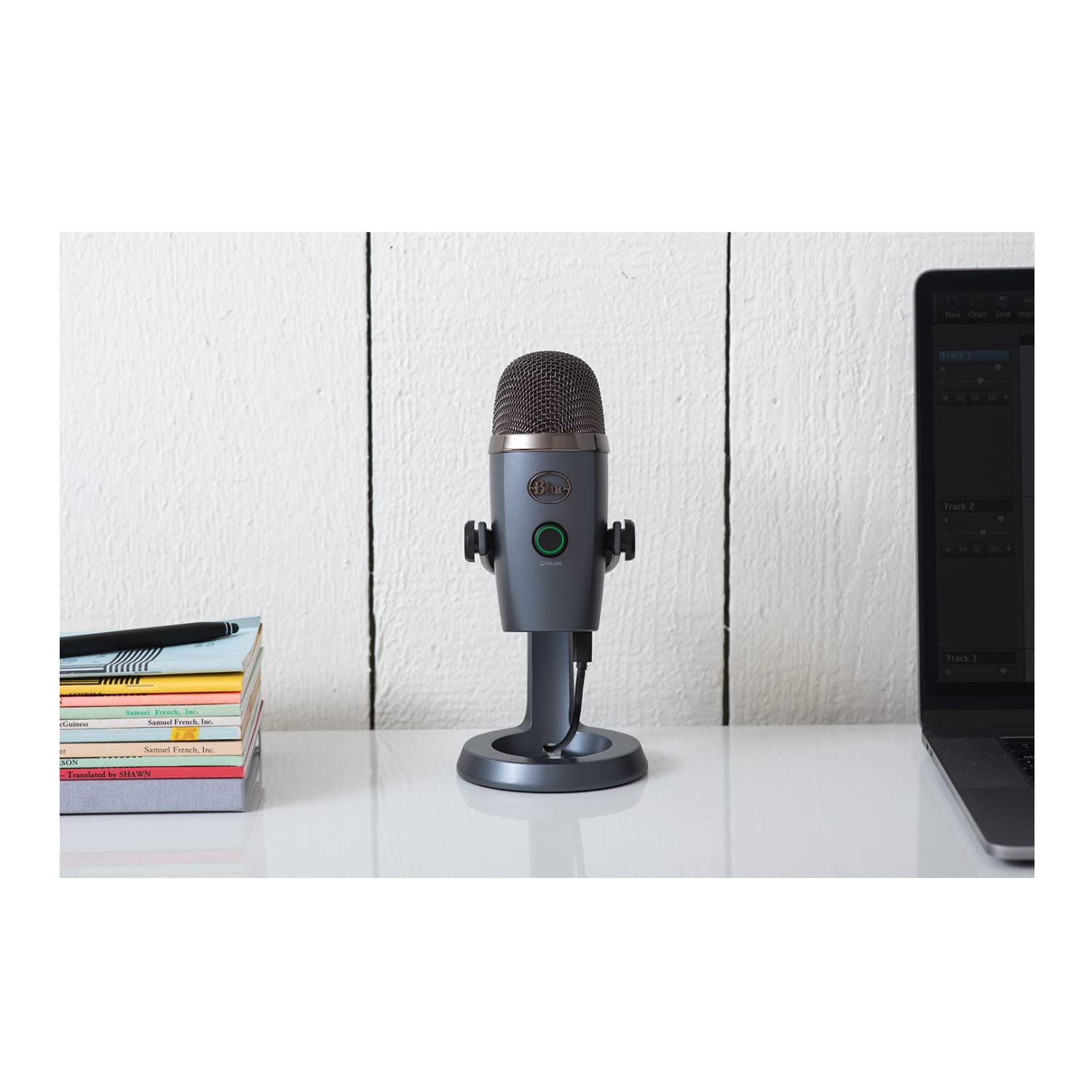 Blue Yeti Nano Premium USB Microphone for Podcasting, Streaming & Recording - Shadow Gray - Perfect for Home Studio, Gaming & Voiceovers