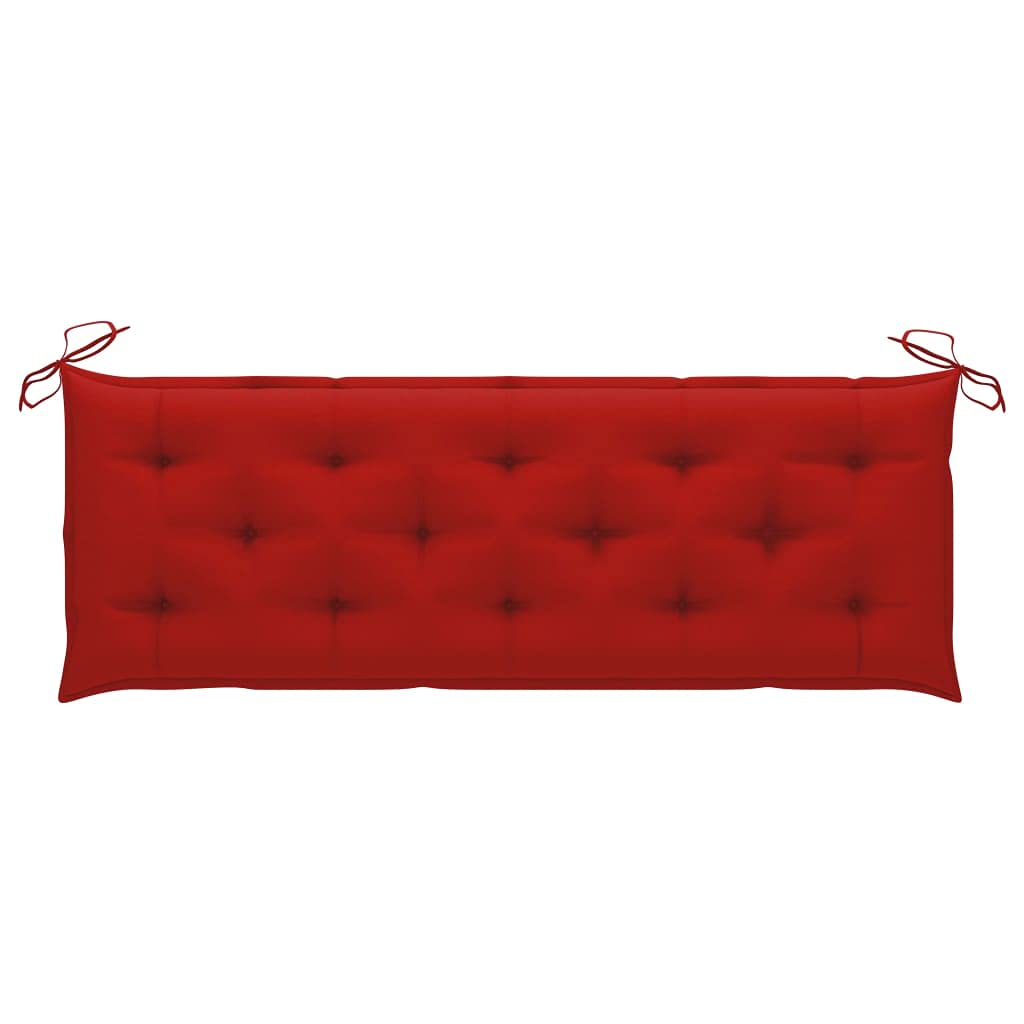 SKM 3-Seater Patio Bench with Cushion - 59.1