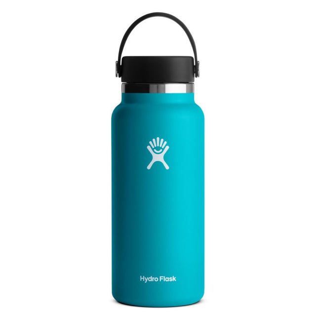 32 oz Wide Mouth Water Bottle with Straw & Leak-Proof Lid - BPA Free Stainless Steel Insulated Water Bottle for Gym, Hiking, Travel & Outdoor Activities