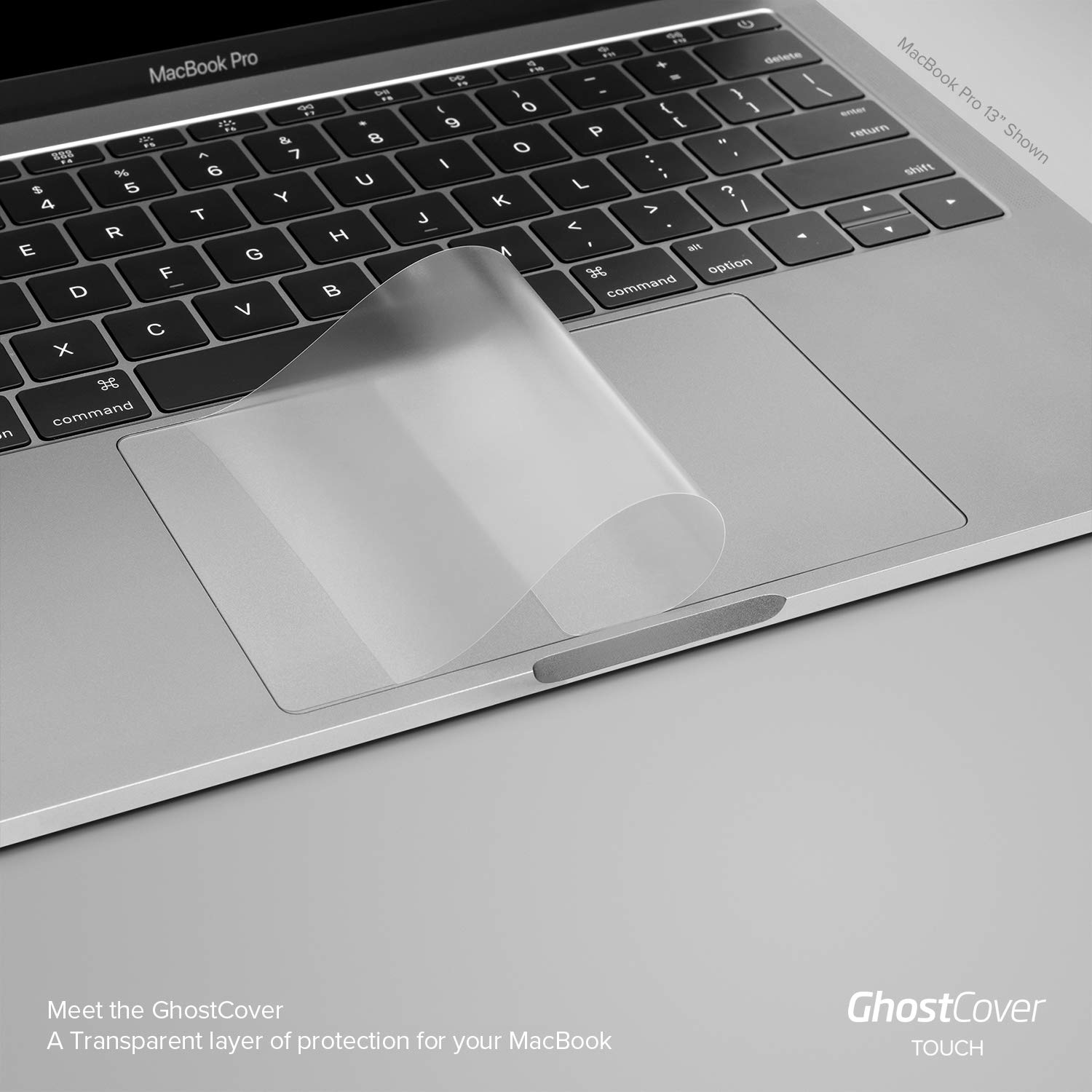 Matte Clear GhostCover Touch Premium Trackpad Protector for MacBook Pro 13
