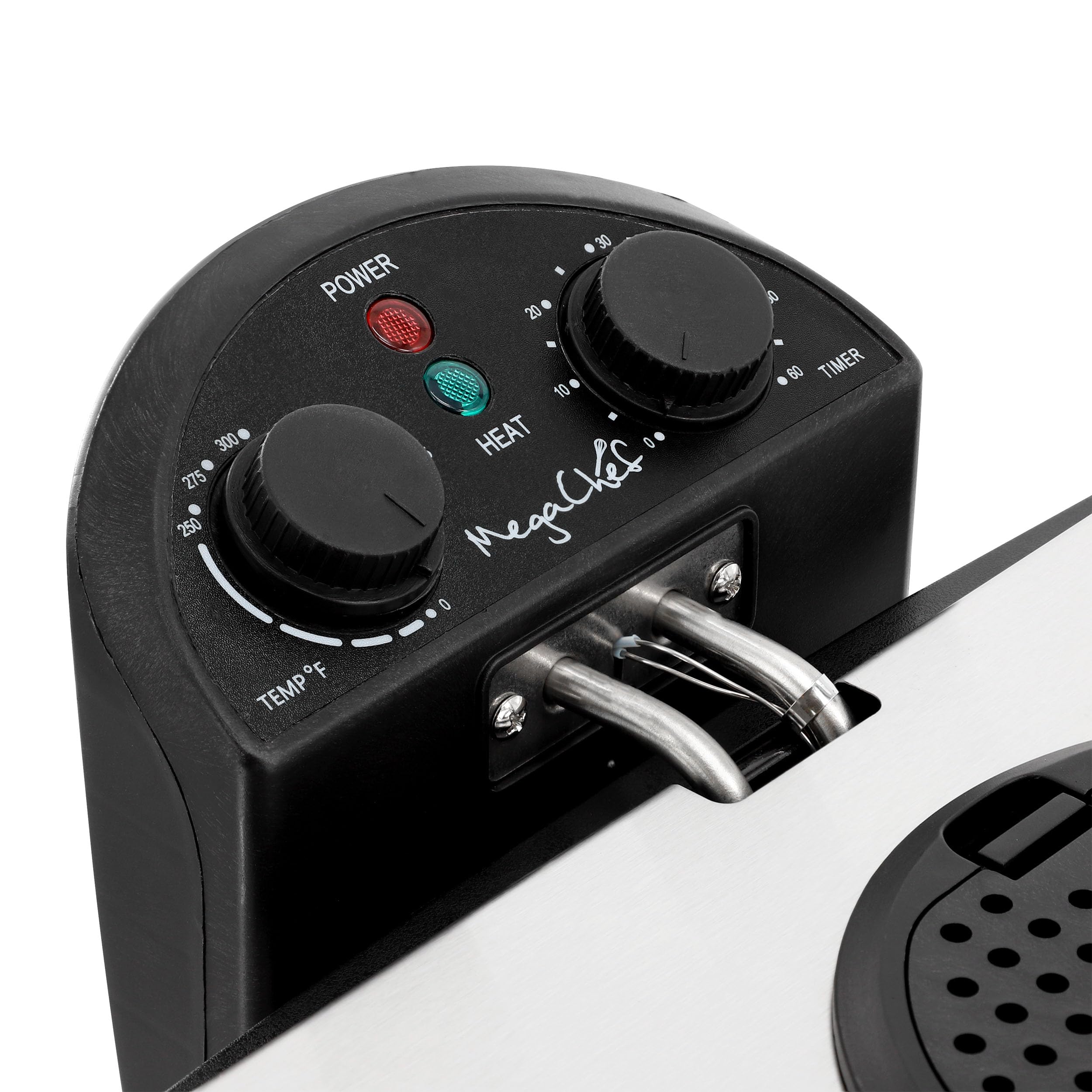 MegaChef 3.17 Quart Electric Deep Fryer with Adjustable Temperature & Timer - Perfect for Home Kitchen, Restaurants, and Fast Food Shops - Fry Chicken, French Fries, Onion Rings, and More
