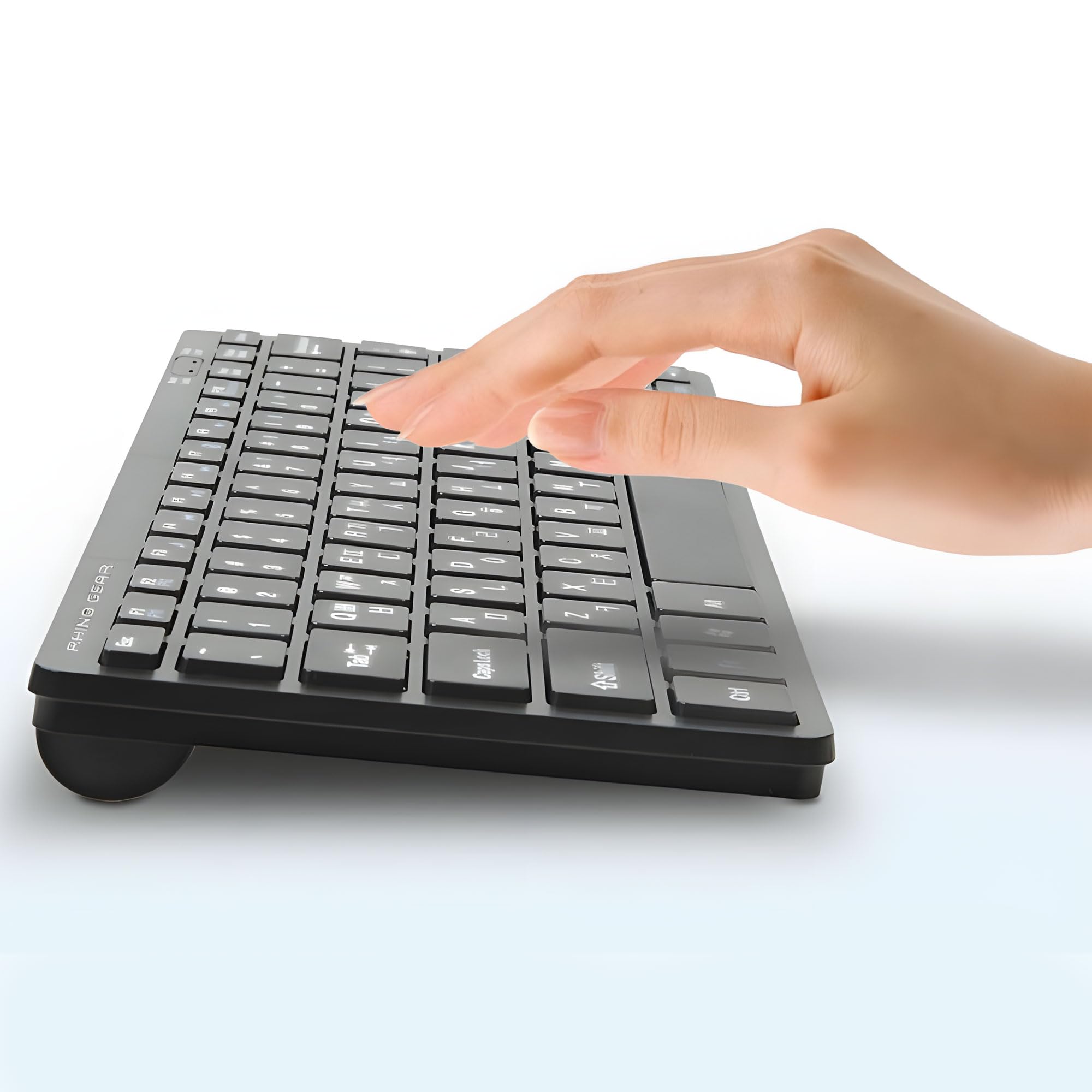 Mini Wired Keyboard 78 Keys - Compact USB Korean-English Multimedia Keyboard for Desktop, Laptop, PC - Lightweight & Portable - Ideal for Home Office, Gaming, and Travel