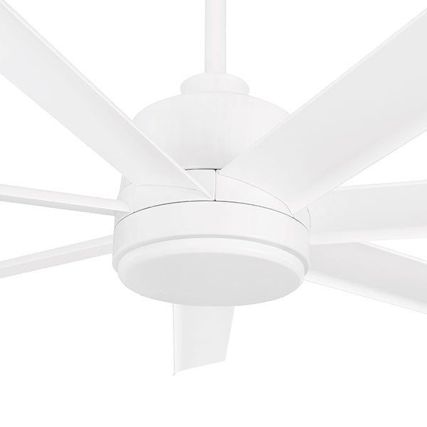 Eglo Tourbillon 80 Inch 203cm DC Ceiling Fan with Remote Control - White - Perfect for Living Room, Bedroom & Outdoor Spaces