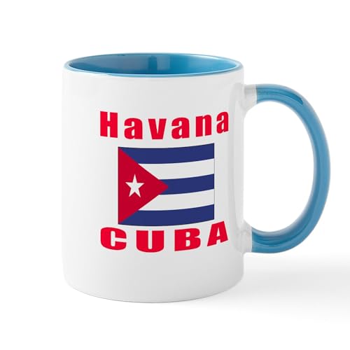 White/Blue Inside - Havana Cuba Designs Mug