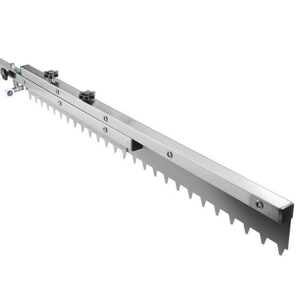 1270mm Silver Tile Leveling System - Flat Ash Tool for Floor Tile Installation, Perfect for Ceramic, Porcelain & Marble Tiles - DIY & Professional Tiling Solution for Bathroom, Kitchen & Backsplash Projects