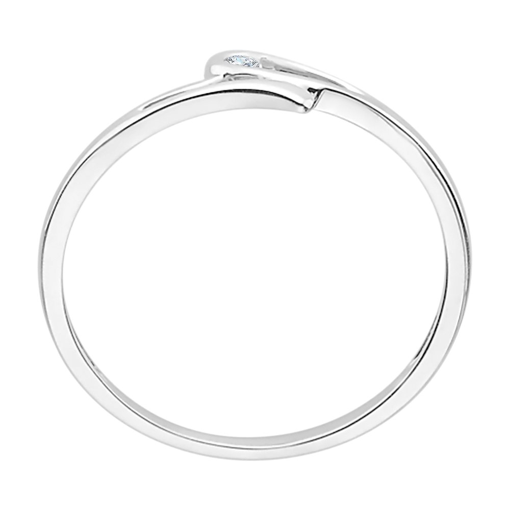 14K Gold KATARINA Diamond Accent Promise Ring (I-J, I1) - Perfect for Anniversaries, Engagements & Romantic Gifts