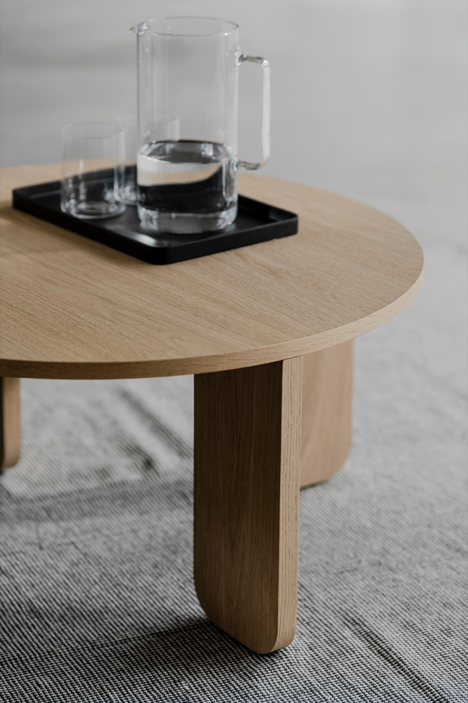 Modern Small Kuvu Coffee Table - Compact Living Room Furniture for Small Spaces, Perfect for Apartments, Studios, and Cozy Homes