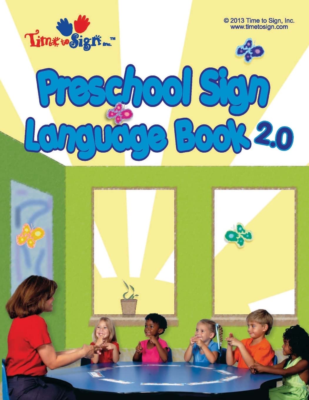 Preschool Sign Language Book for Kids Learning at Home