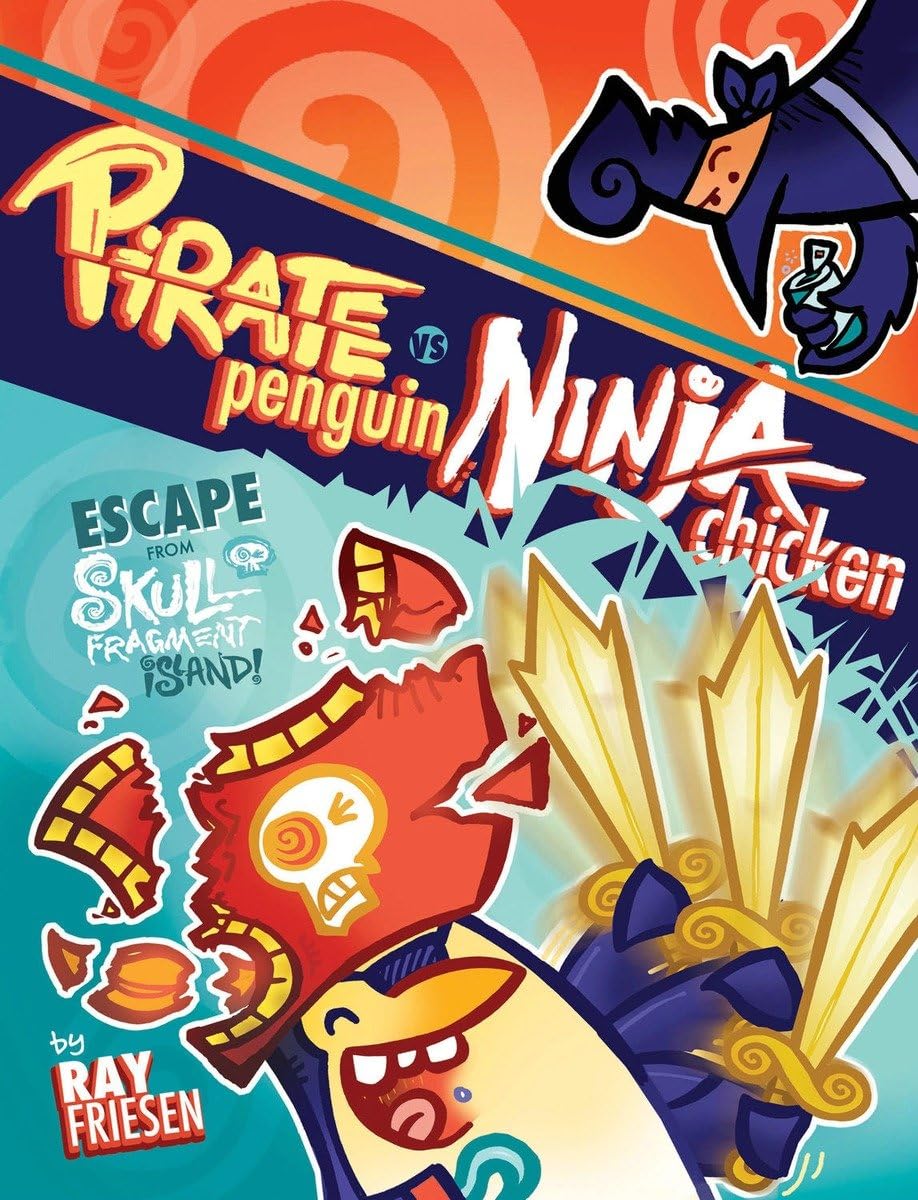 Pirate Penguin vs Ninja Chicken Vol. 2: Escape From Skull-Fragment Island - Action-Packed Graphic Novel for Kids & Teens | Perfect for Comic Book Lovers, Birthday Gifts & Classroom Reading
