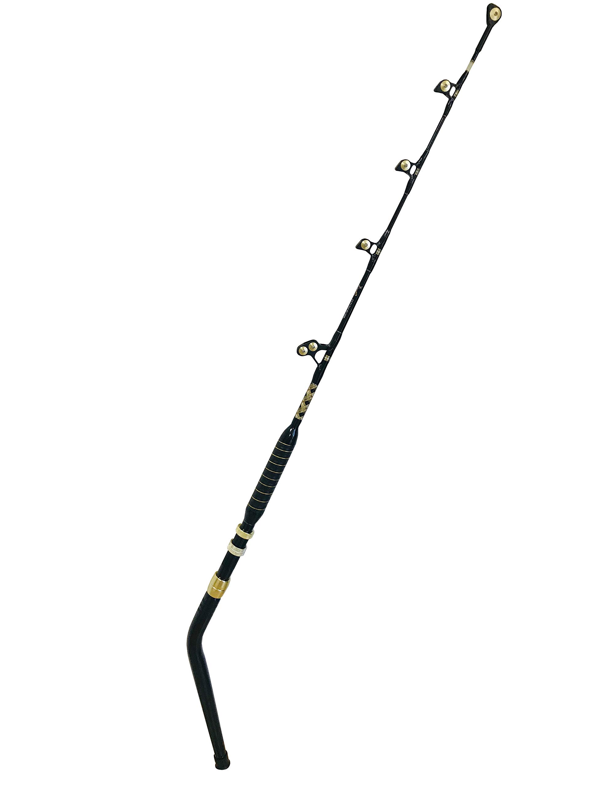 Premium Blue Marlin Tournament Edition Bent Butt Saltwater Fishing Rod - Heavy Duty Offshore Trolling Rod for Big Game Fishing, Deep Sea Fishing, and Sport Fishing Adventures