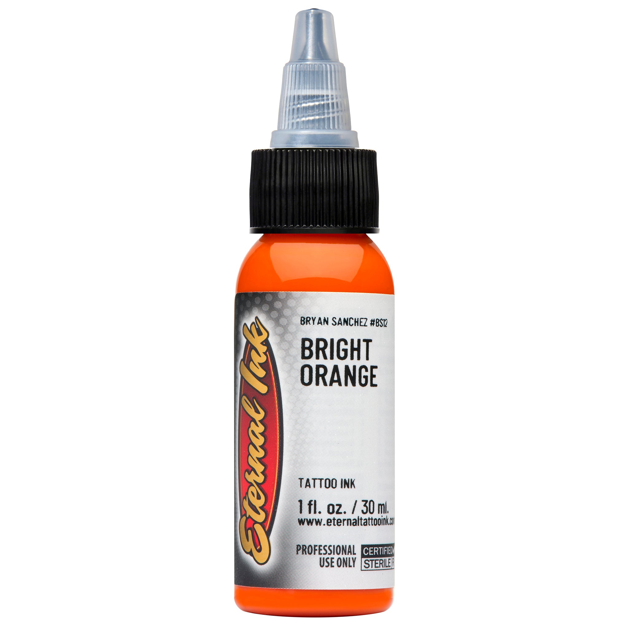 Eternal Bryan Sanchez Bright Orange Watercolor Ink - Premium Artist Paint for Watercolor Painting, Calligraphy & DIY Crafts