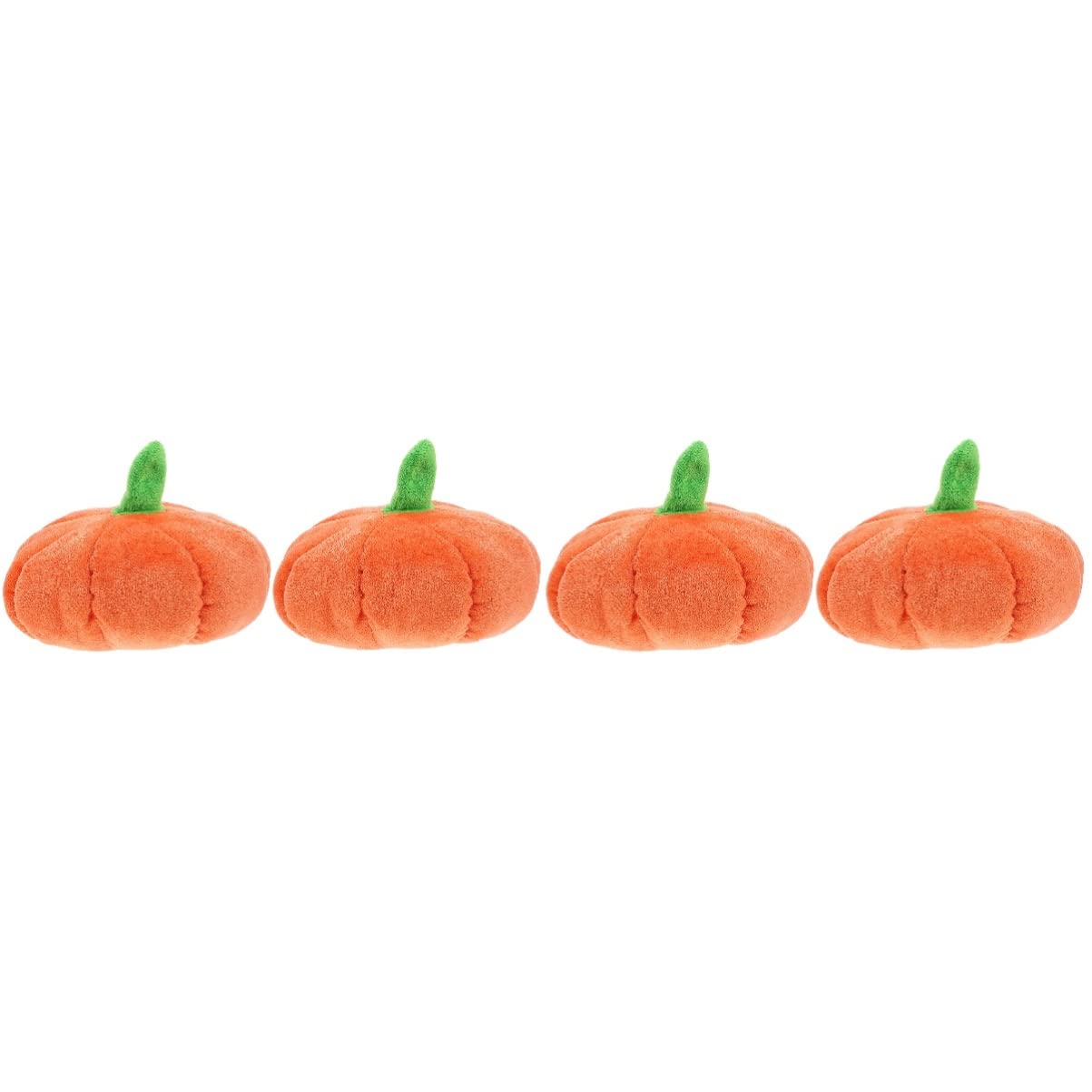VALICLUD 4-Piece Plush Pumpkin Set - Soft Pumpkin Shaped Toys, Cushions & Farmhouse Decor for Fall, Halloween, Thanksgiving | Perfect for Home, Nursery, Party Decorations & Seasonal Gift Giving