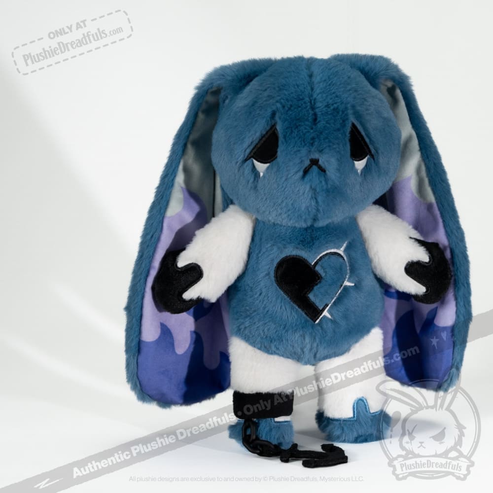 Plushie Dreadfuls Grief Rabbit - Soft Stuffed Animal Toy for Comfort & Emotional Support | Perfect for Grieving, Therapy, and Mental Health Awareness